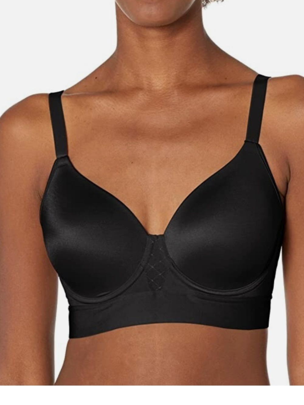 Bali Womens One Smooth Underwire Style DF3456 Black